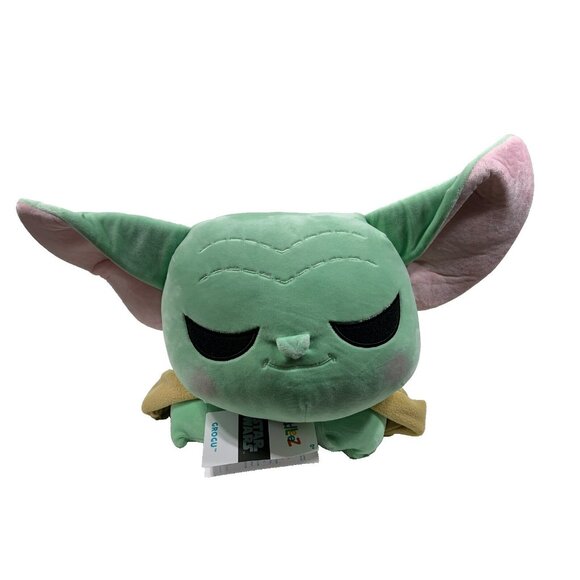 Disney Star Wars Baby Grogu Cuddleez 24" Jumbo Plush Green - Picture 5 of 11